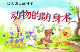 大班科學動物的防身術PPT課件