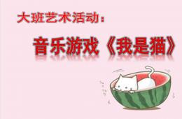 大班音樂我是貓PPT課件