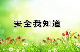 中班主題活動安全我知道PPT課件