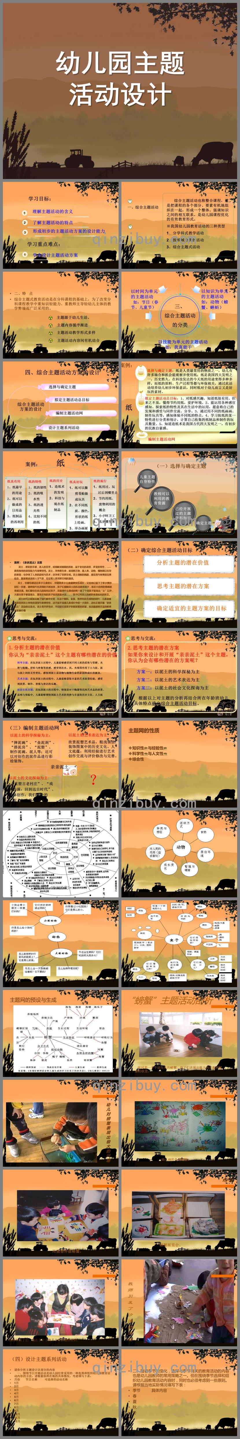 幼兒園主題活動(dòng)設(shè)計(jì)PPT課件