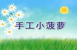 大班手工手工小菠蘿PPT課件