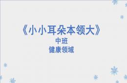 中班健康小小耳朵本領大PPT課件