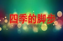 大班詩歌四季的腳步PPT課件