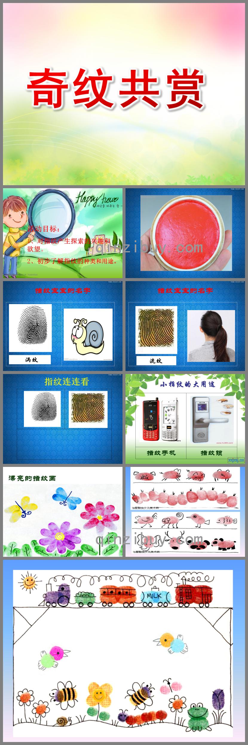 小班科學奇紋共賞PPT課件