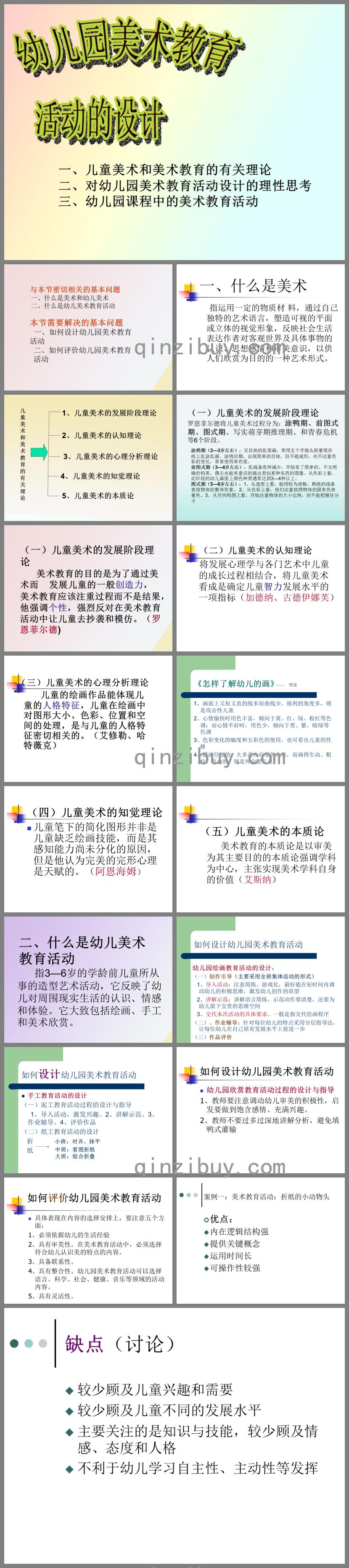 幼兒園美術活動的設計PPT課件