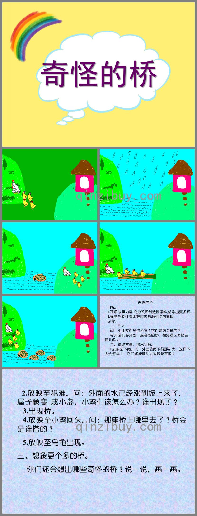 小班故事奇怪的橋PPT課件