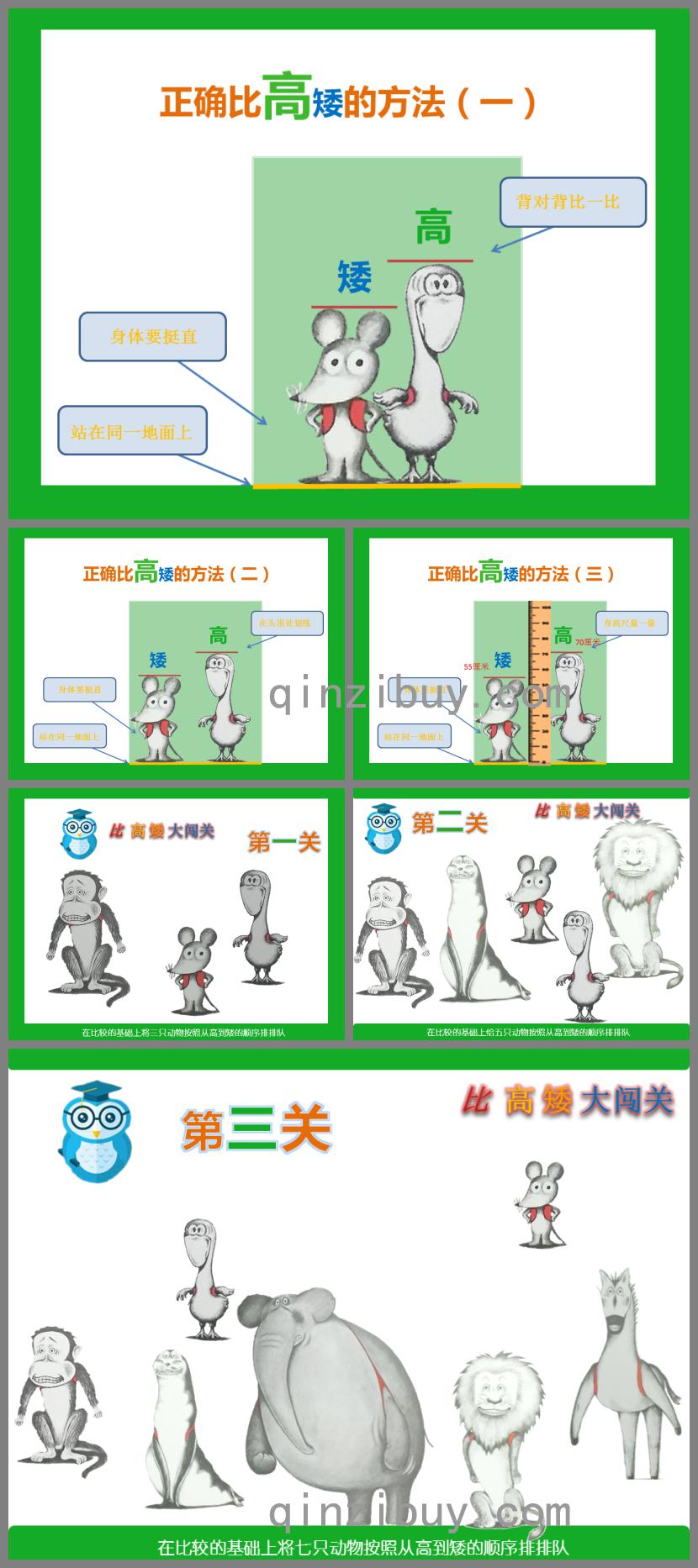 小班科學(xué)鼠小弟比高矮PPT課件