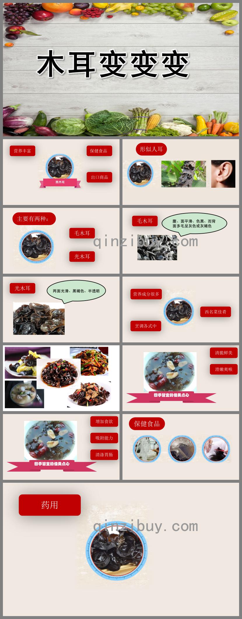 小班科學木耳變變變PPT課件