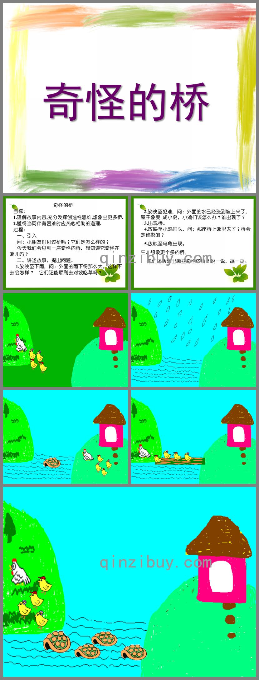 小班故事奇怪的橋PPT課件