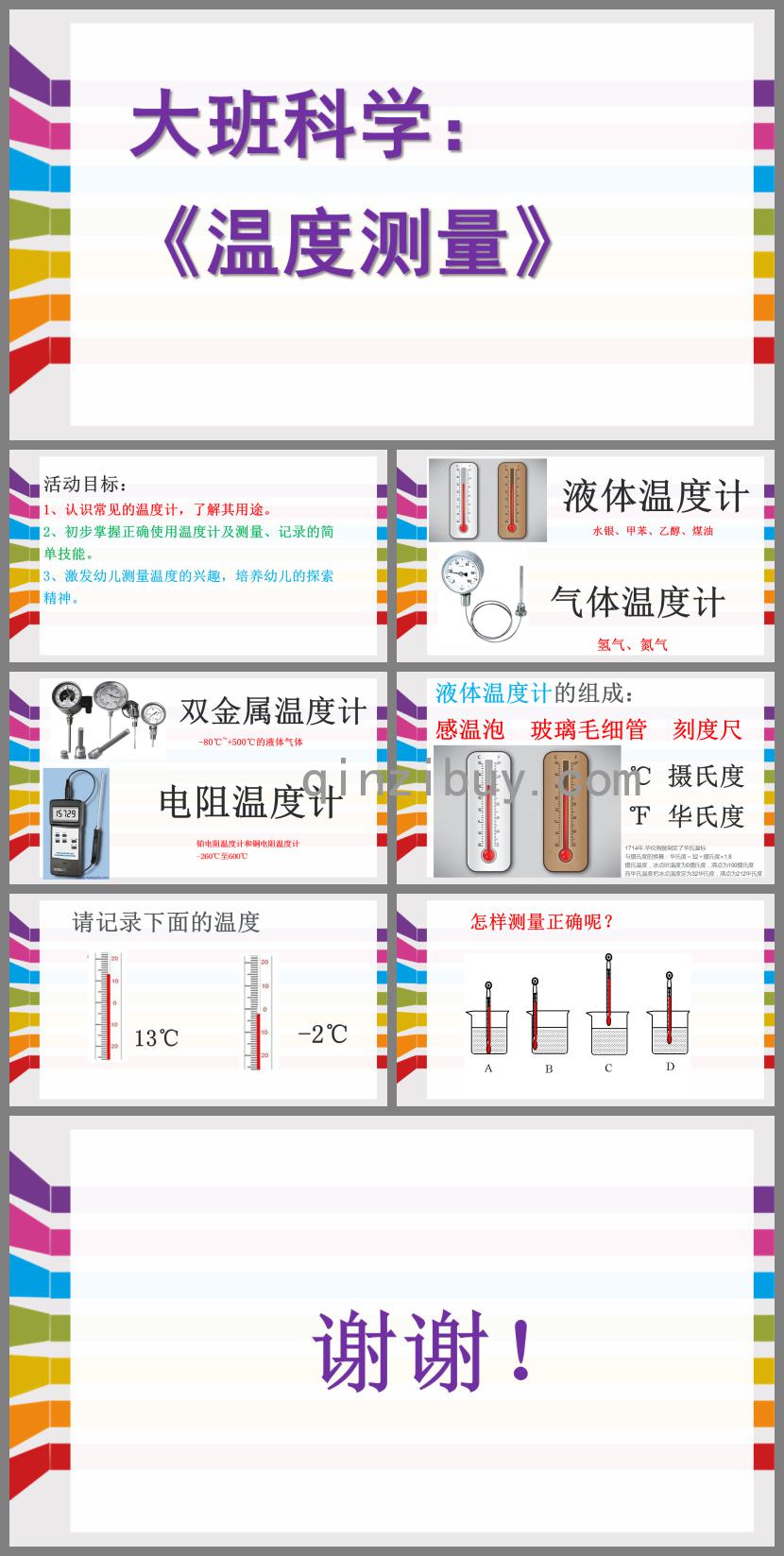 大班科學(xué)溫度測量PPT課件