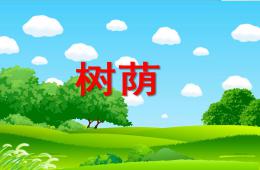 中班語言活動樹蔭PPT課件