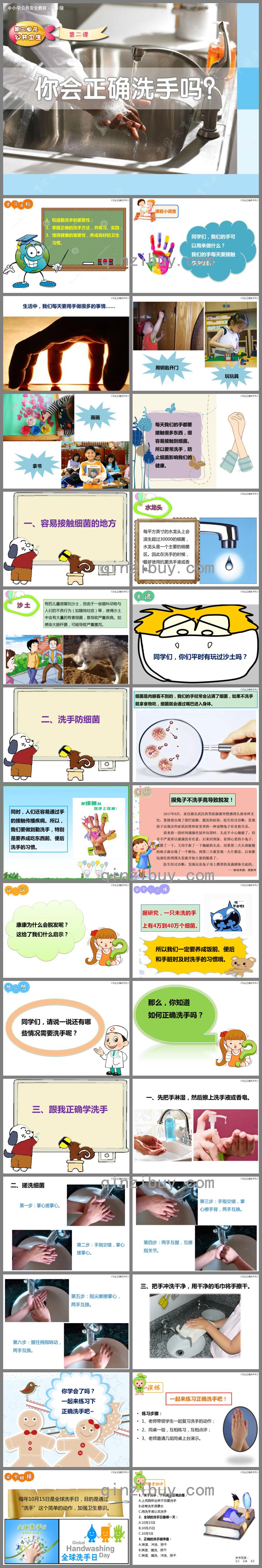 幼兒園你會正確洗手嗎PPT課件