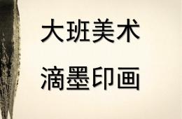 大班美術(shù)活動(dòng)滴墨印畫PPT課件
