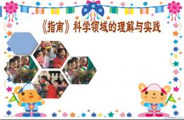 幼兒園3-6歲兒童學(xué)習(xí)與發(fā)展指南科學(xué)領(lǐng)域培訓(xùn)資料(整合)PPT課件