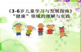 指南健康領域PPT課件