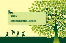 話題5建構游戲的組織與指導PPT課件