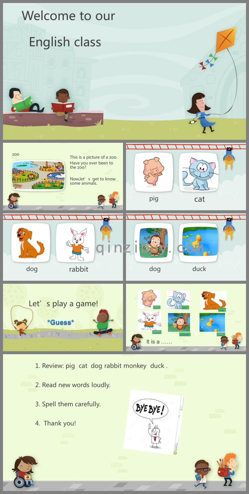 少兒英語演示PPT課件