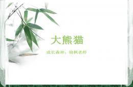 小班少兒繪畫大熊貓PPT課件
