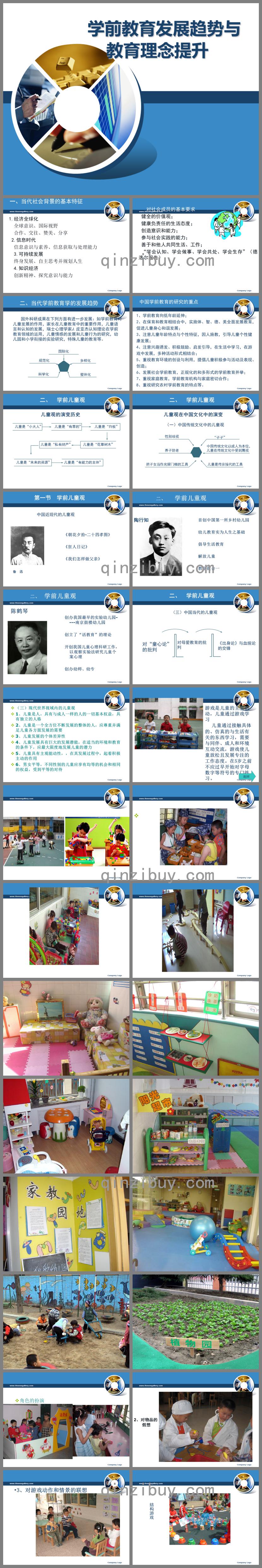 學(xué)前教育發(fā)展趨勢與教育理念提升PPT課件