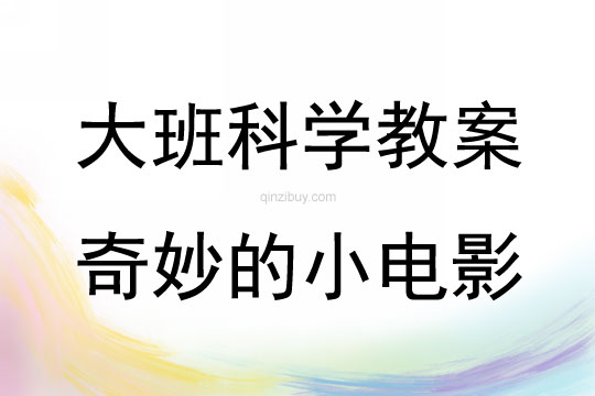 大班科學活動奇妙的小電影教案反思