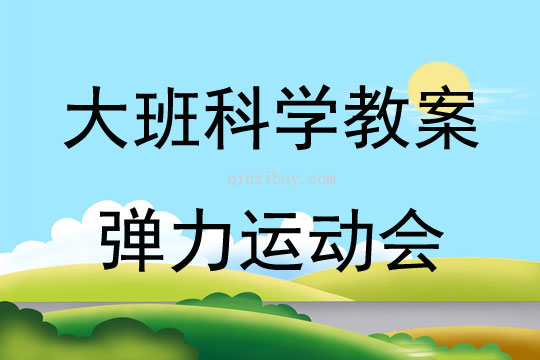 大班科學活動彈力運動會教案反思