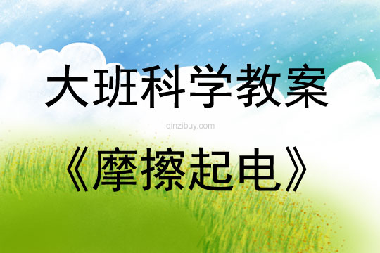 大班科學摩擦起電教案反思