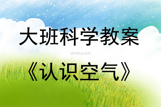 大班科學(xué)活動(dòng)教案：認(rèn)識(shí)空氣教案