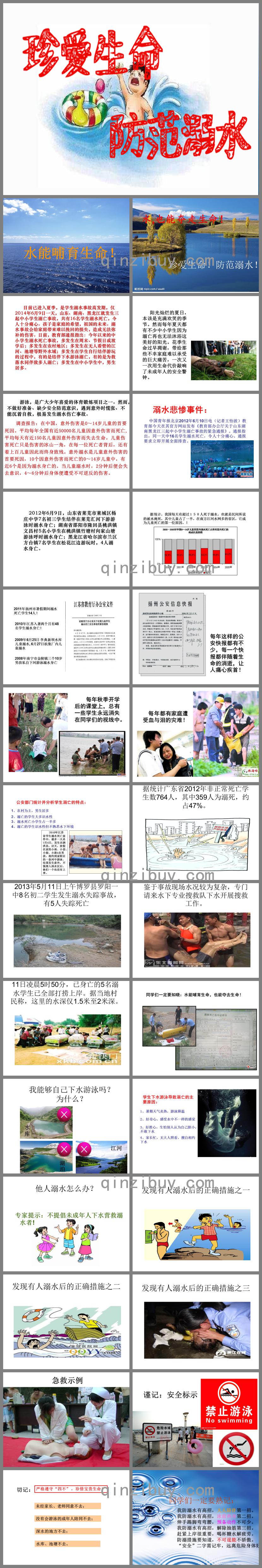 幼兒園防溺水安全教育PPT課件