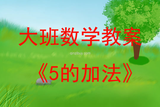 大班數(shù)學《5的加法》教案反思