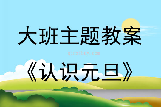 大班主題活動認識元旦教案反思