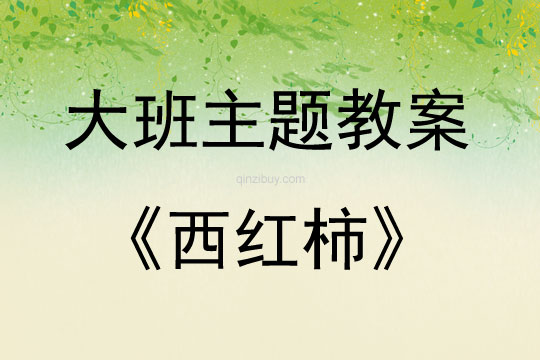 大班主題活動西紅柿教案反思