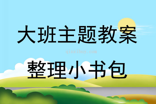 大班主題活動整理小書包教案反思