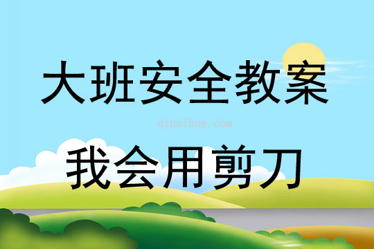 大班安全活動(dòng)教案：我會用剪刀教案(附教學(xué)反思)