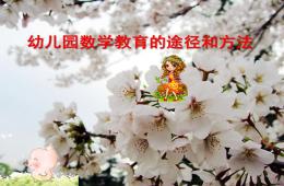 幼兒園數學教育的途徑和方法PPT課件