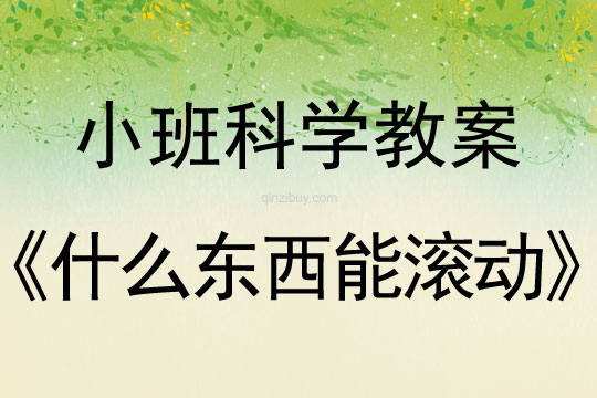小班科學活動教案：什么東西能滾動教案