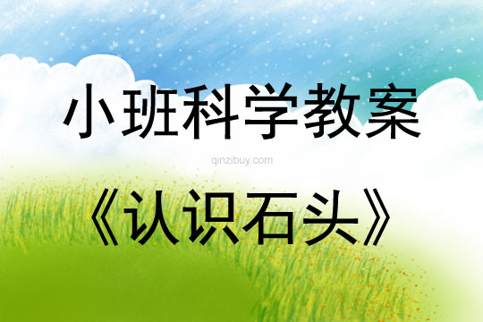 小班科學認識石頭教案