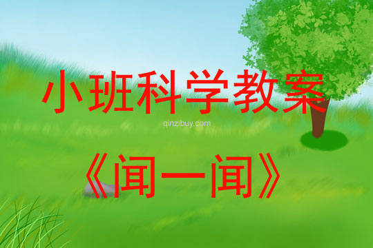 小班科學活動聞一聞教案反思