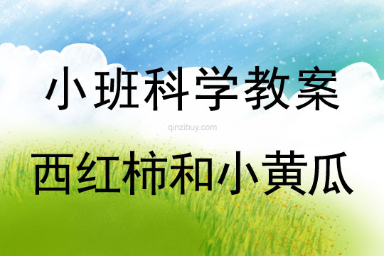 小班科學教案：西紅柿和小黃瓜小班科學教案：西紅柿和小黃瓜