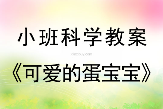 幼兒園小班科學(xué)教案：可愛的蛋寶寶小班科學(xué)教案：可愛的蛋寶寶