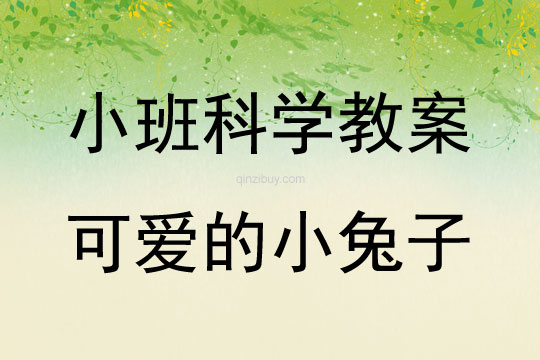 幼兒園小班科學教案：可愛的小兔子小班科學教案：可愛的小兔子