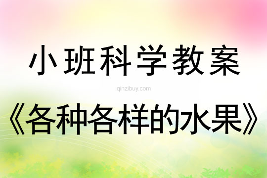 小班科學教案：各種各樣的水果小班科學教案：各種各樣的水果