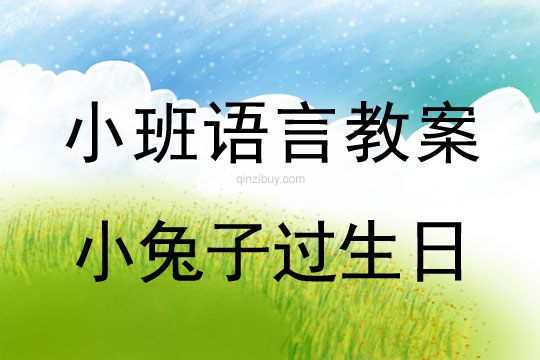 小班語(yǔ)言活動(dòng)小兔子過生日教案反思