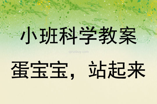 小班科學活動:蛋寶寶,站起來小班科學活動:蛋寶寶,站起來
