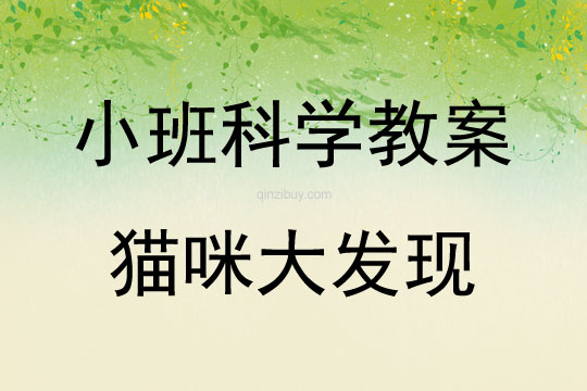 幼兒園科學教案：貓咪大發(fā)現(xiàn)幼兒園科學教案：貓咪大發(fā)現(xiàn)