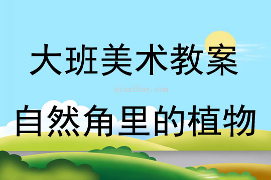 大班美術活動自然角里的植物教案反思
