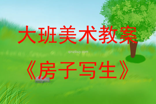 大班美術房子寫生教案反思