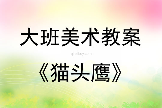 大班美術(shù)活動(dòng)教案：貓頭鷹教案(附教學(xué)反思)