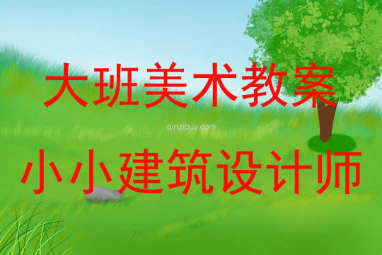 大班美術(shù)活動(dòng)教案：小小建筑設(shè)計(jì)師教案(附教學(xué)反思)