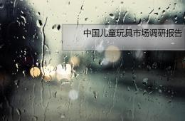 中國兒童玩具市場調研報告PPT課件