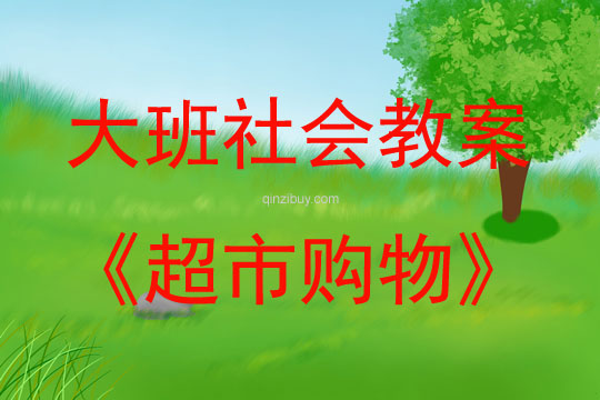 大班社會(huì)活動(dòng)教案：超市購物教案(附教學(xué)反思)
